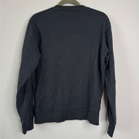 Rapha Sweatshirt Mens Sz S Gray Fleece Lined Spell Out Logo Crew Neck Cycling - Picture 6 of 6